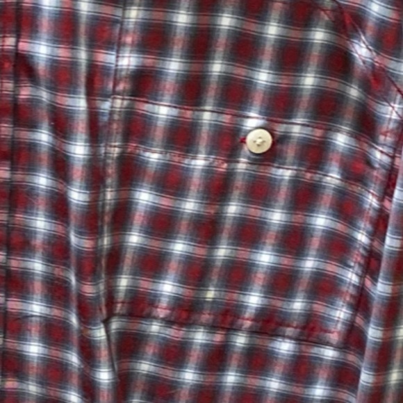 CSX 21 Blurred Lined Plaid Button Down Shirt - Picture 3 of 8